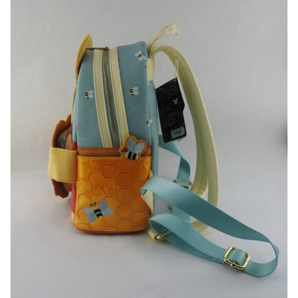 New Loungefly Disney Winnie the Pooh Honey Heart Honey Scented Mini Backpack - Picture 4 of 12